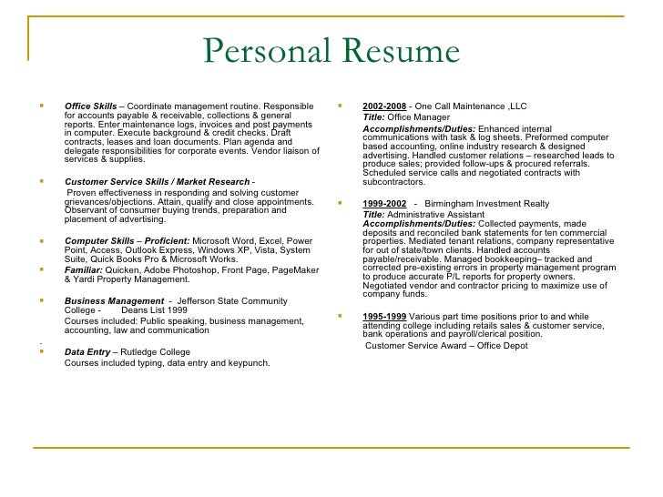 virtual assistant resume