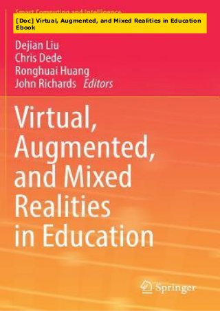 [Doc] Virtual, Augmented, and Mixed Realities in Education
Ebook
 