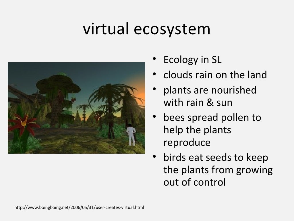 virtual ecosystem Ecology in SL
