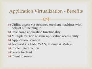 Same Application Functionality Virtual machine | PPTX
