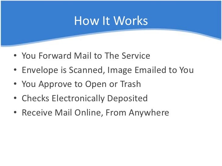 Virtual Mailbox Mail Forwarding Service