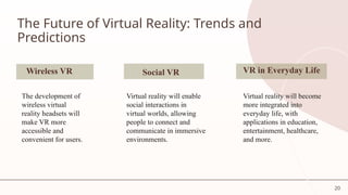 Virtual Reality (VR) and Augmented Reality (AR): Concepts, Applications ...