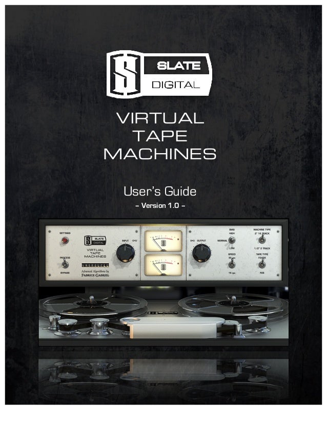 Virtual tapemachinesuserguide