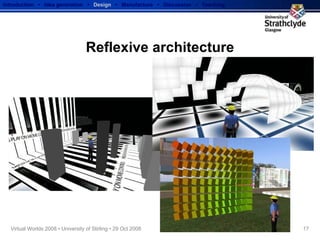 Reflexive architecture Introduction  •  Idea generation   •  Design   •  Manufacture  •  Discussion  •  Teaching 
