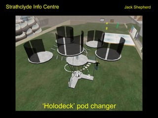 Strathclyde Info Centre Jack Shepherd ‘ Holodeck’ pod changer 