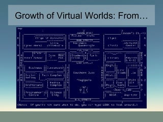 Growth of Virtual Worlds: From… 