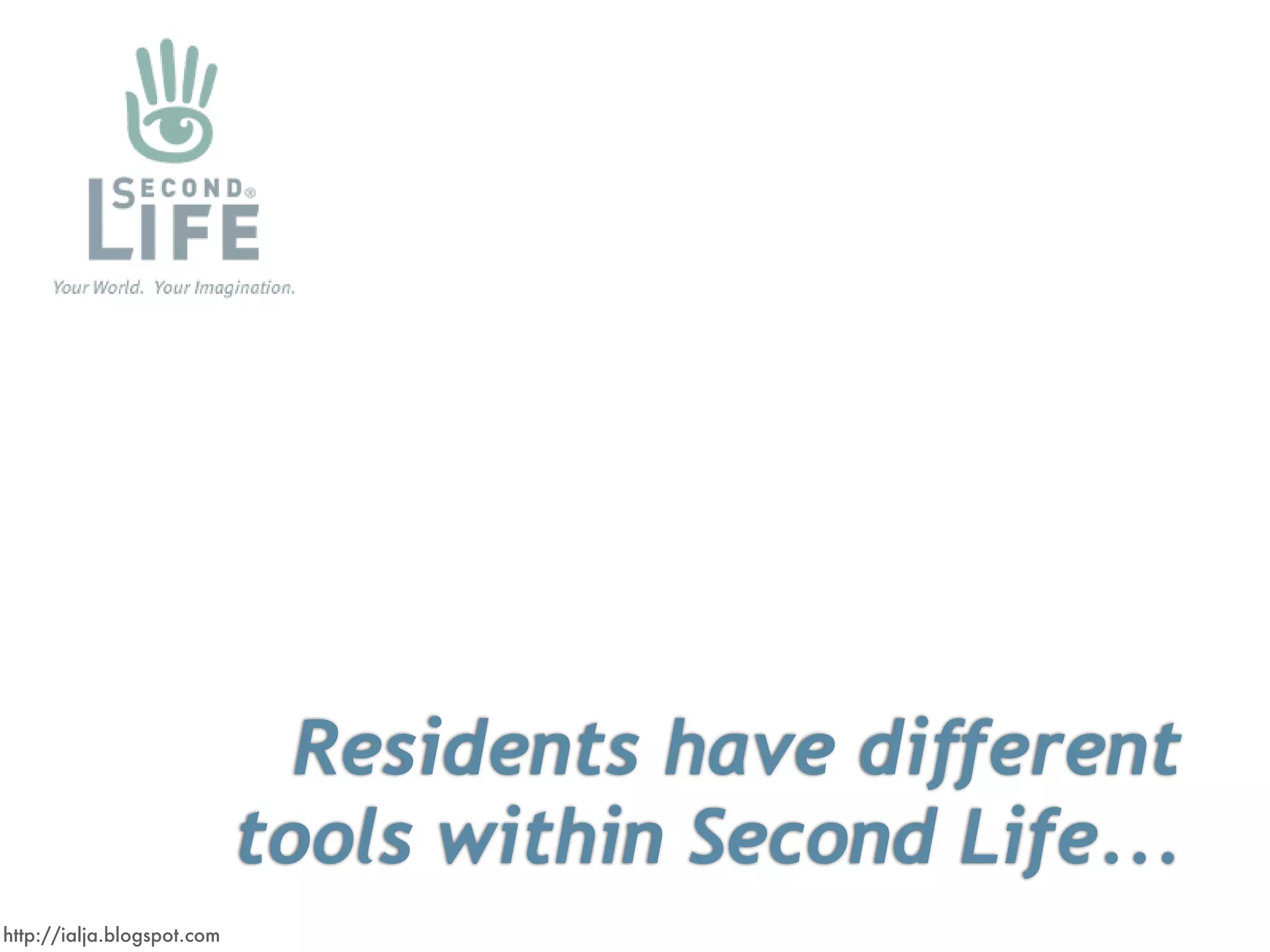 Virtual Worlds Introduction: Second Life and Beyond