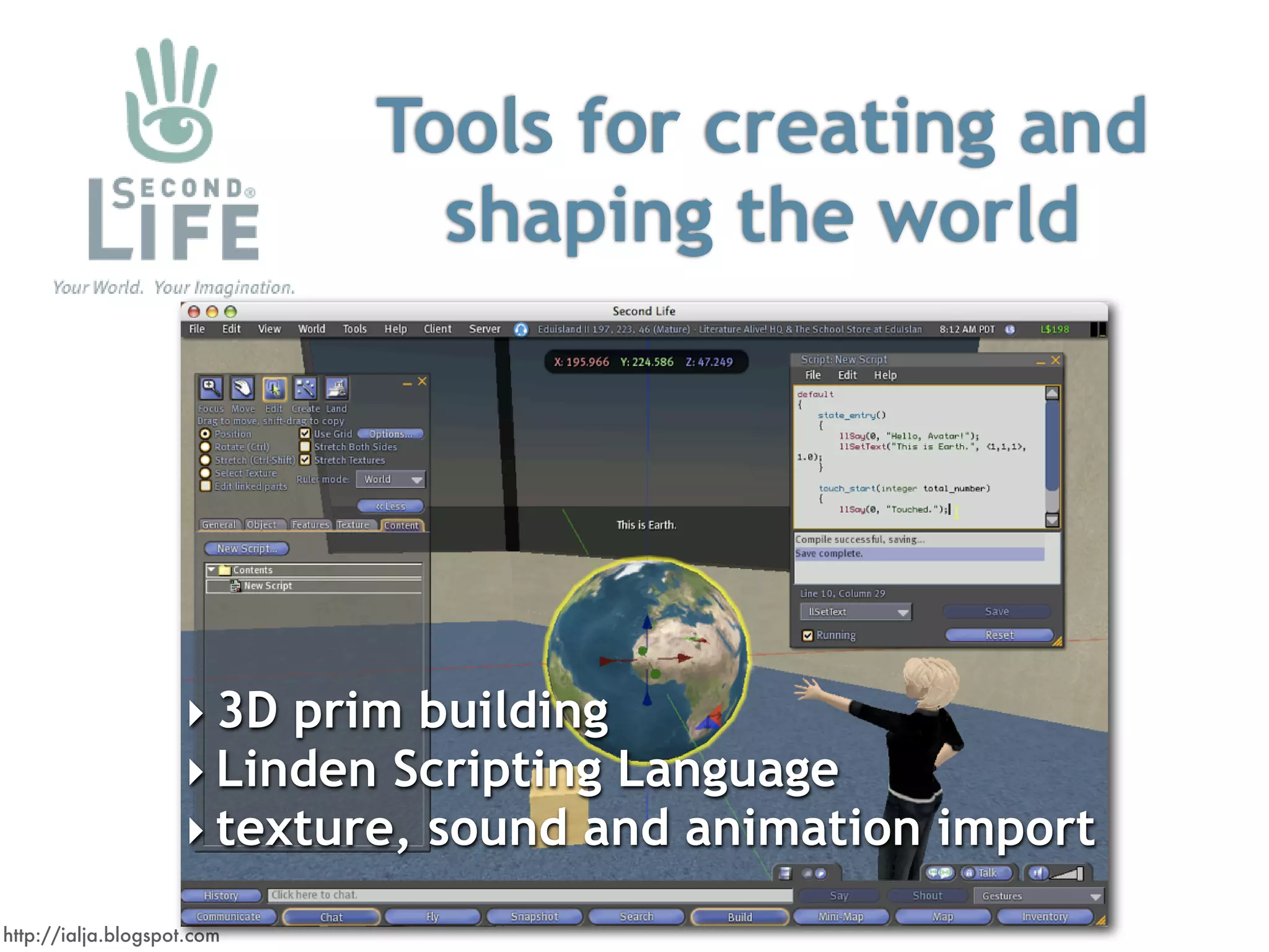 Virtual Worlds Introduction: Second Life and Beyond