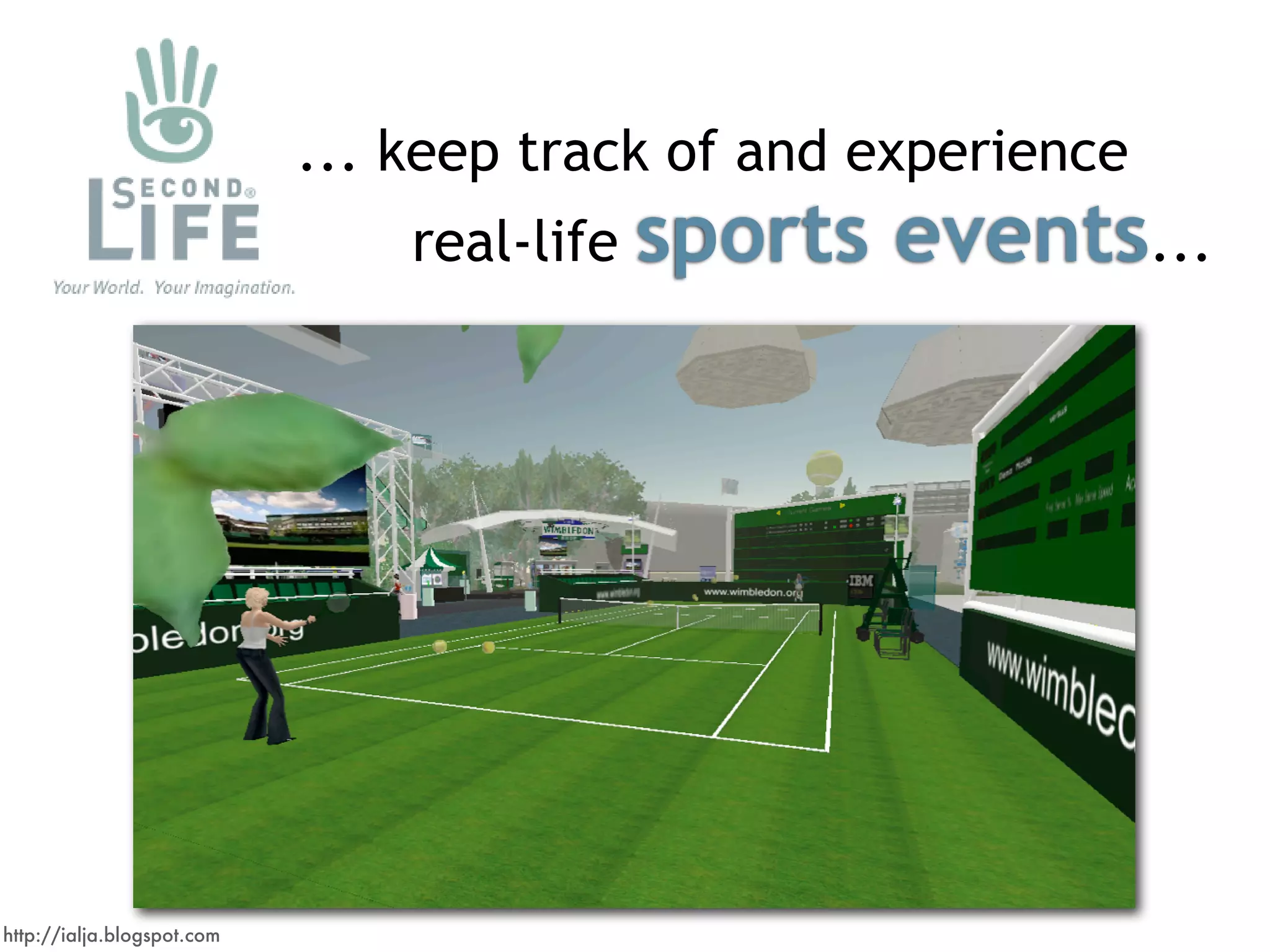 Virtual Worlds Introduction: Second Life and Beyond