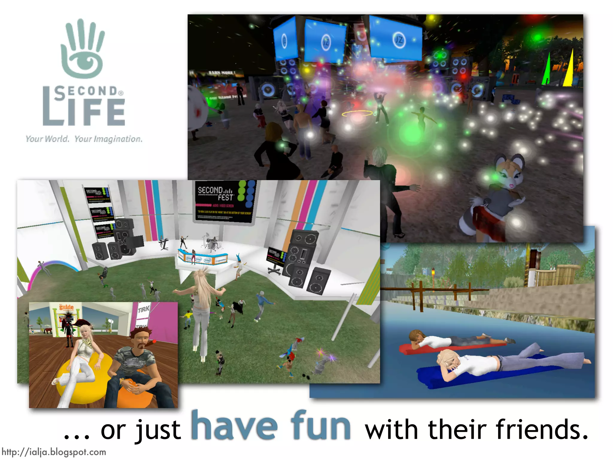 Virtual Worlds Introduction: Second Life and Beyond