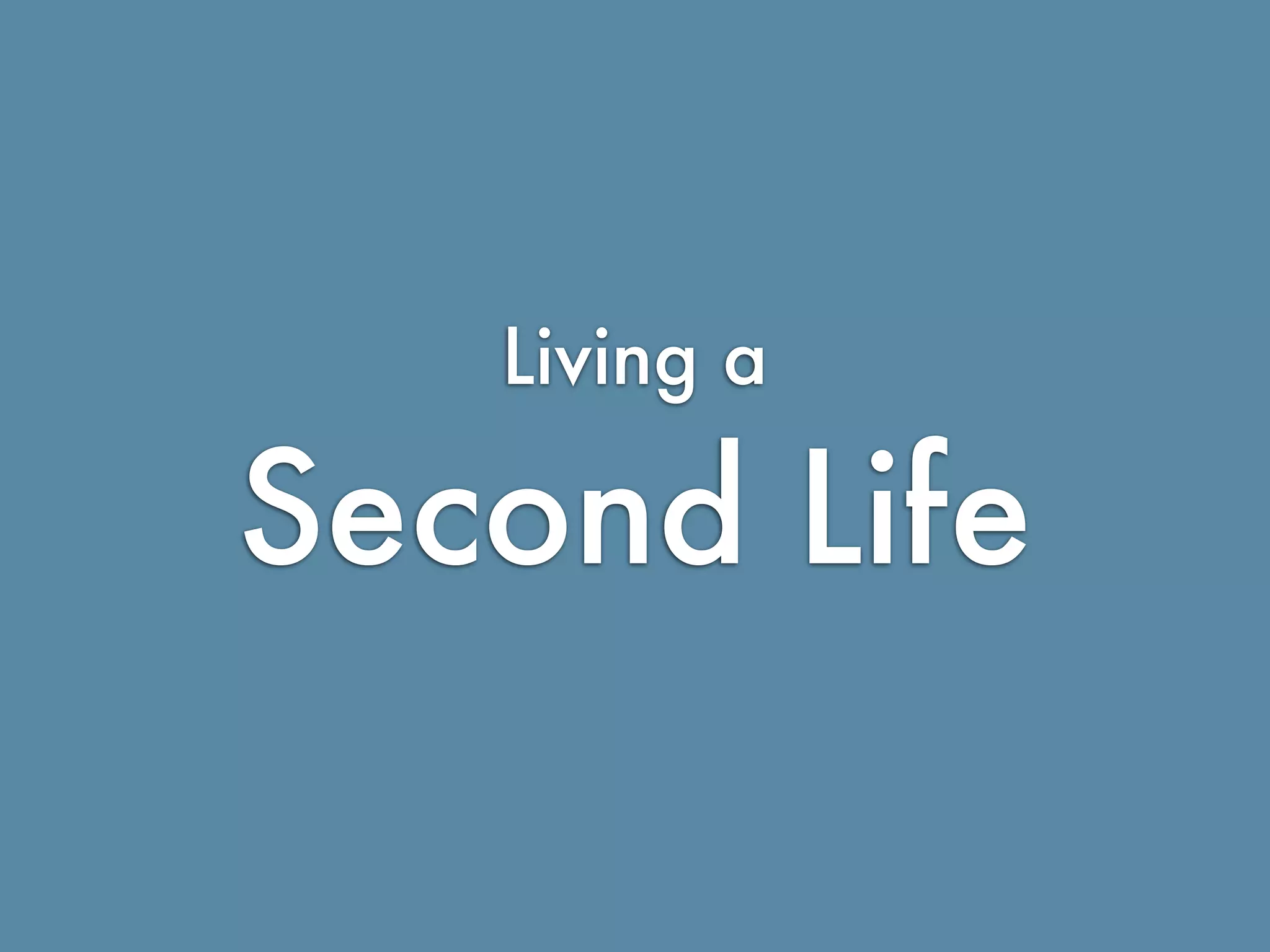 Virtual Worlds Introduction: Second Life and Beyond