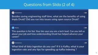 Questions from Slido (2 of 4)
7
 