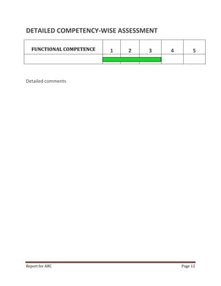 Virtual assessment centre sample report | PDF