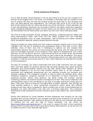 Virtual Assistance Philippines