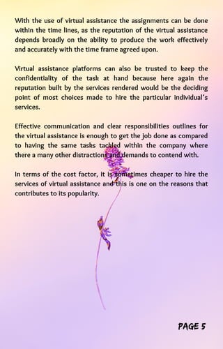 Virtual Assistant Task Pdf Virtual assistant | PDF