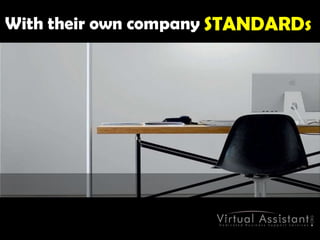 With their own companySTANDARDs