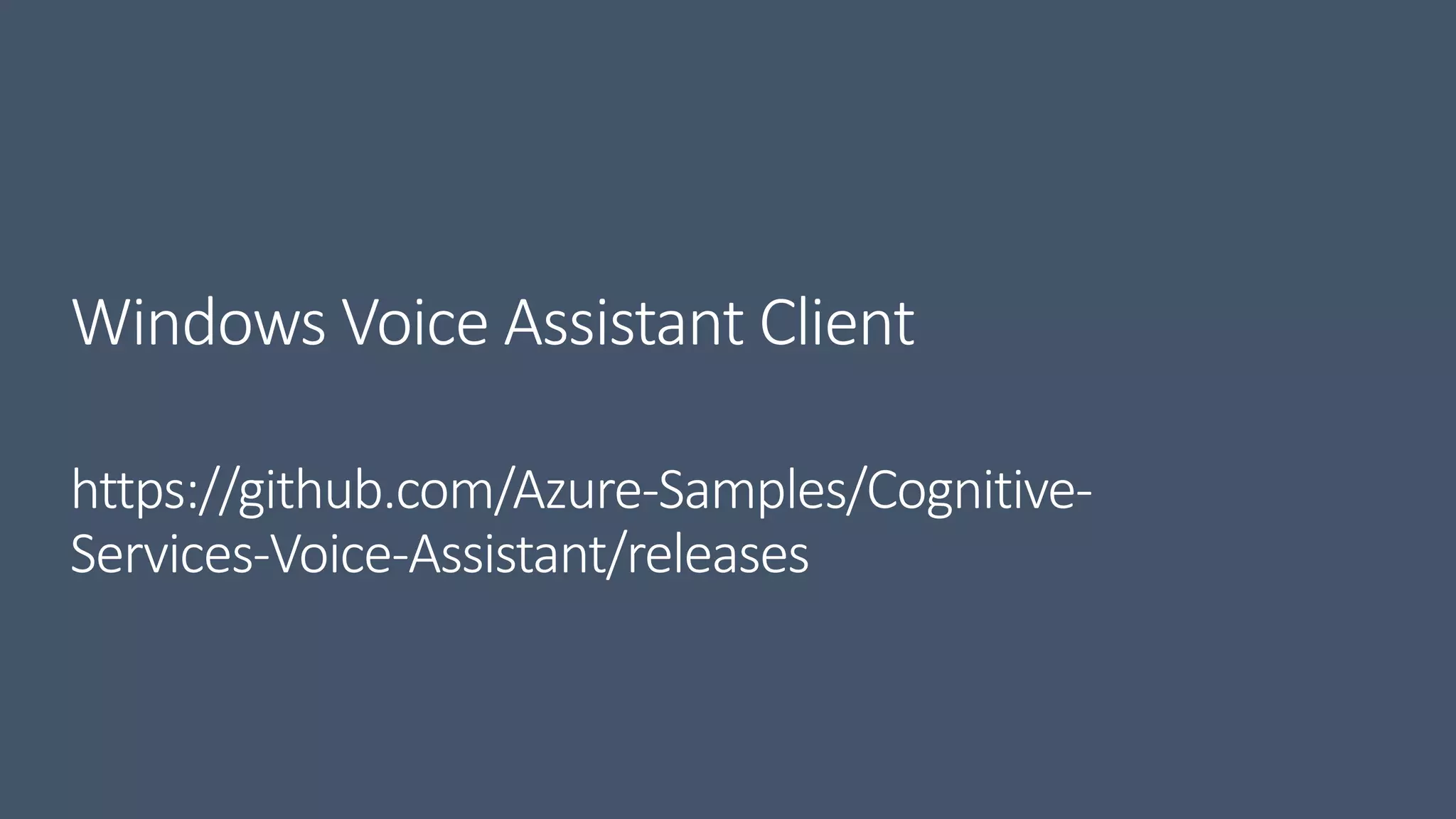 Virtual assistant with azure ai