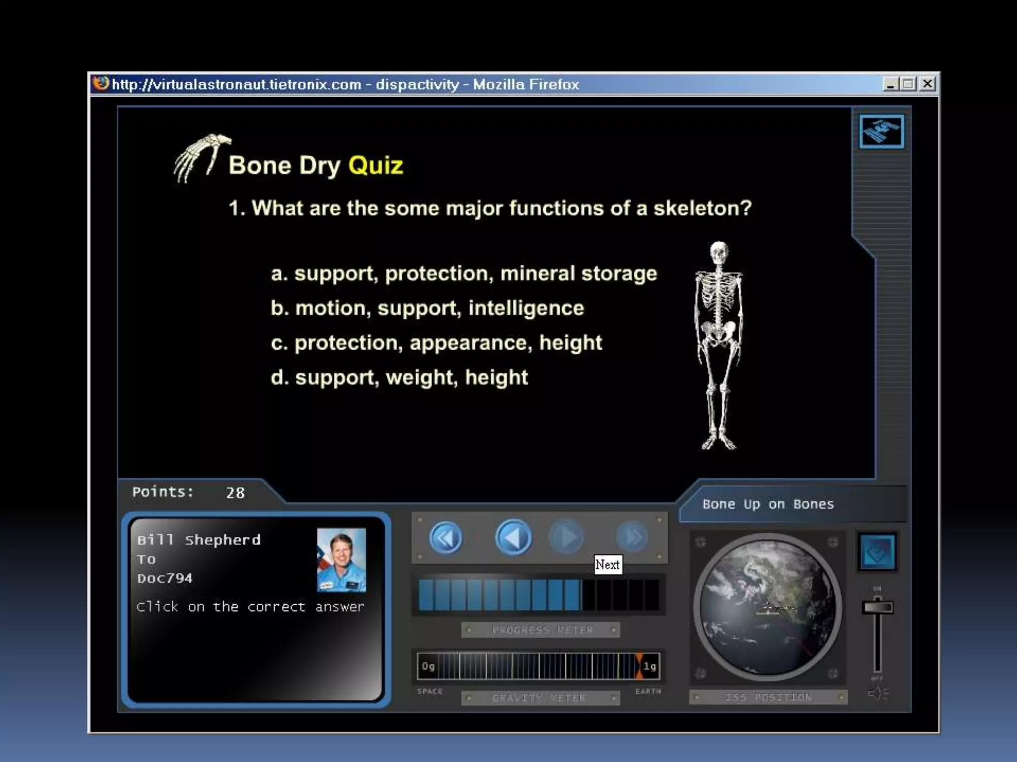 Virtual Astronaut   Bonesuponbones