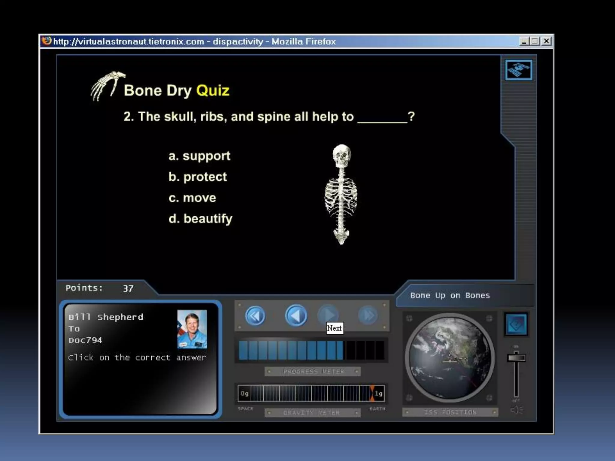 Virtual Astronaut   Bonesuponbones