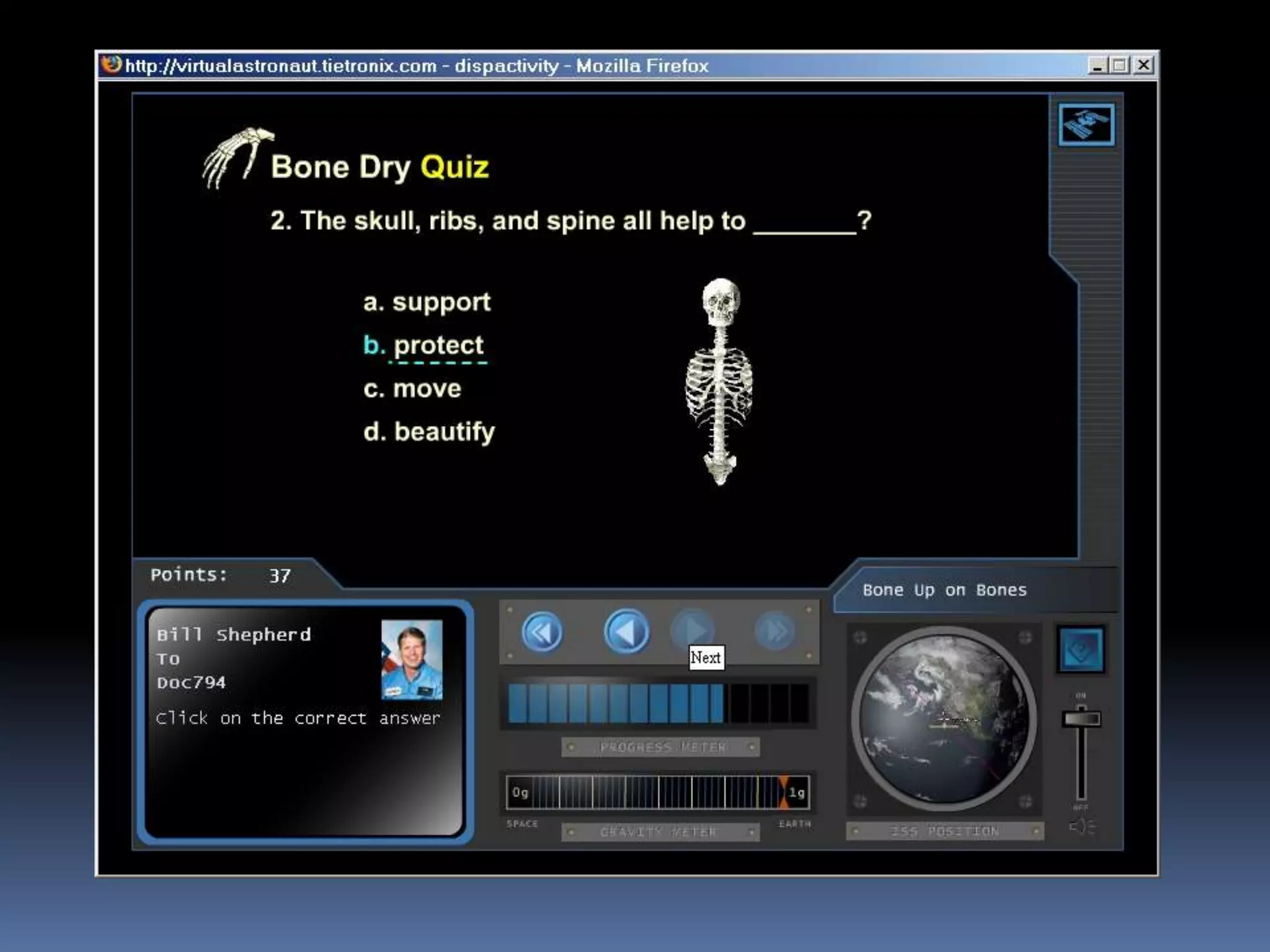 Virtual Astronaut   Bonesuponbones