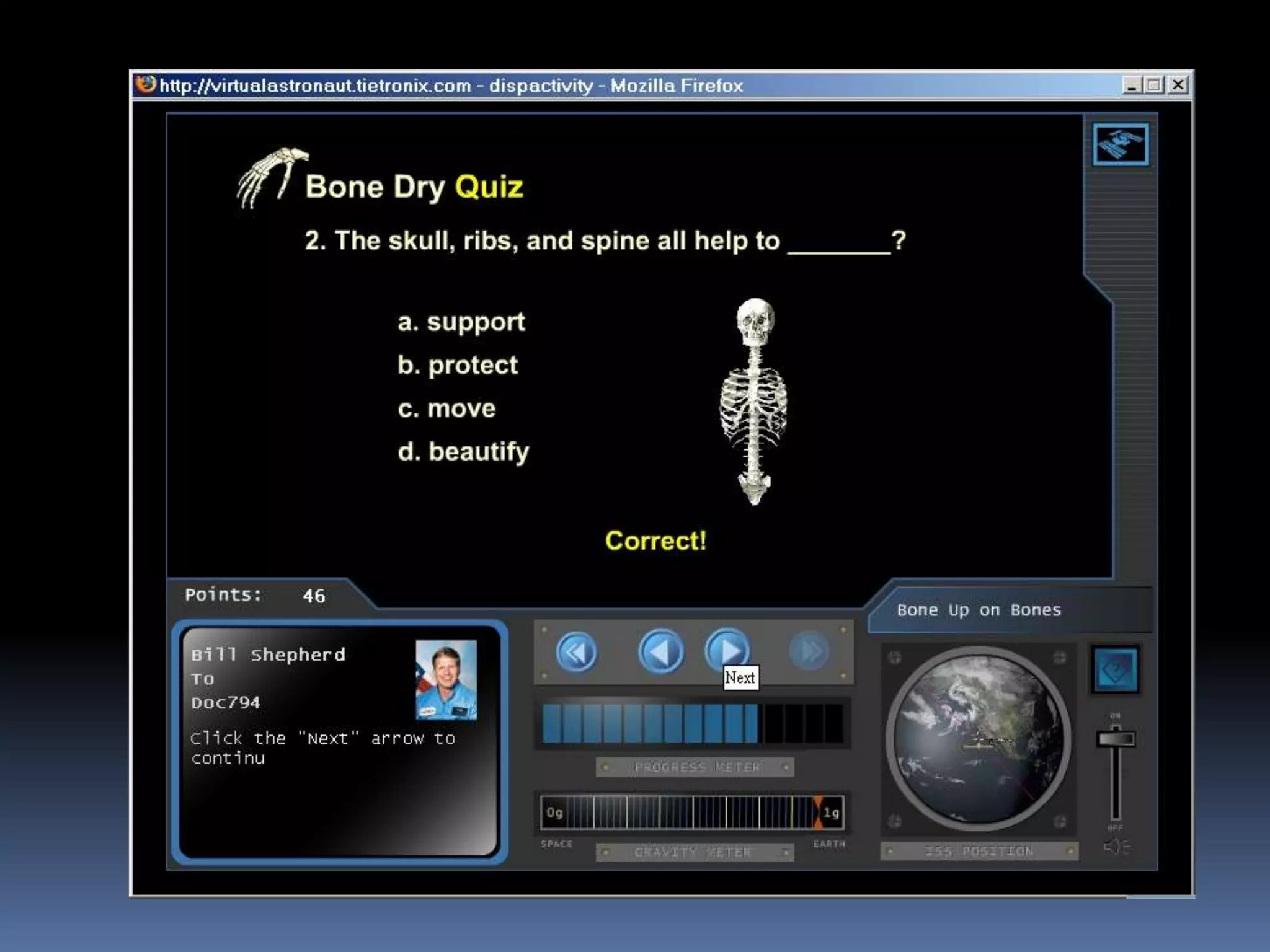 Virtual Astronaut   Bonesuponbones