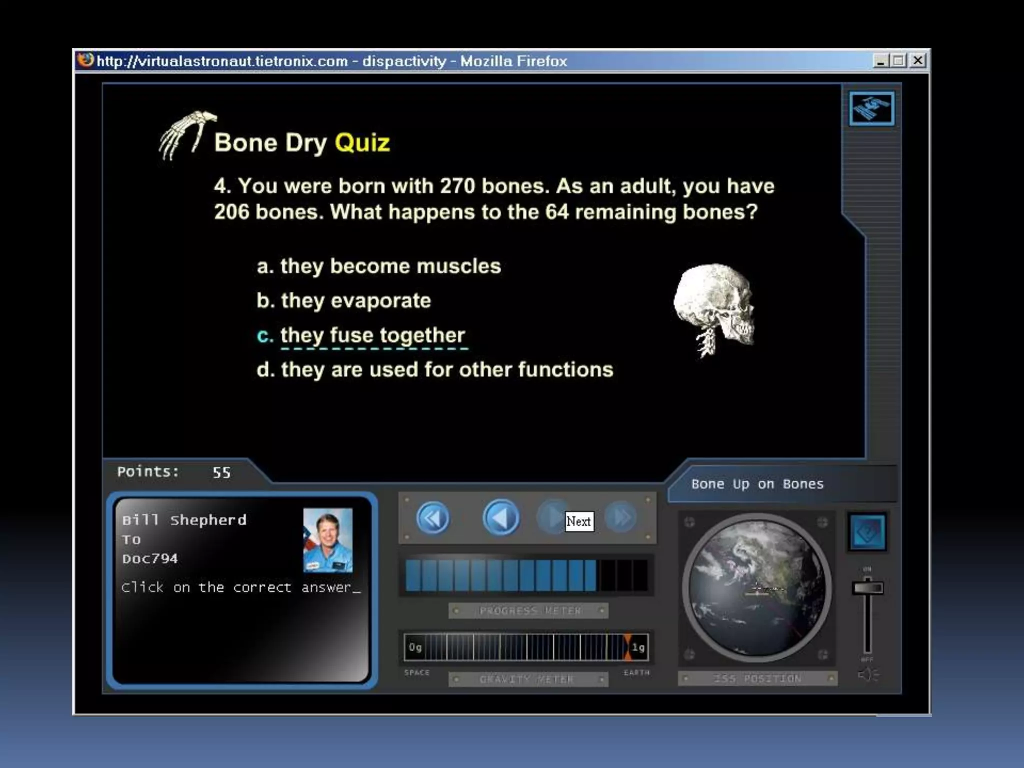 Virtual Astronaut   Bonesuponbones