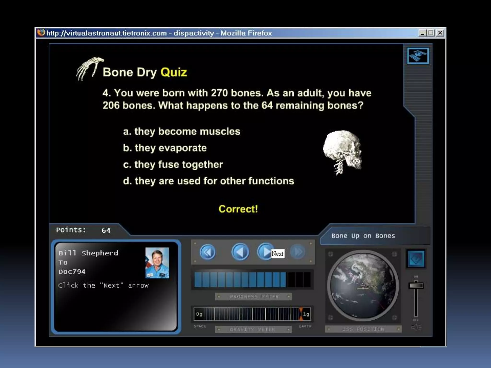 Virtual Astronaut   Bonesuponbones