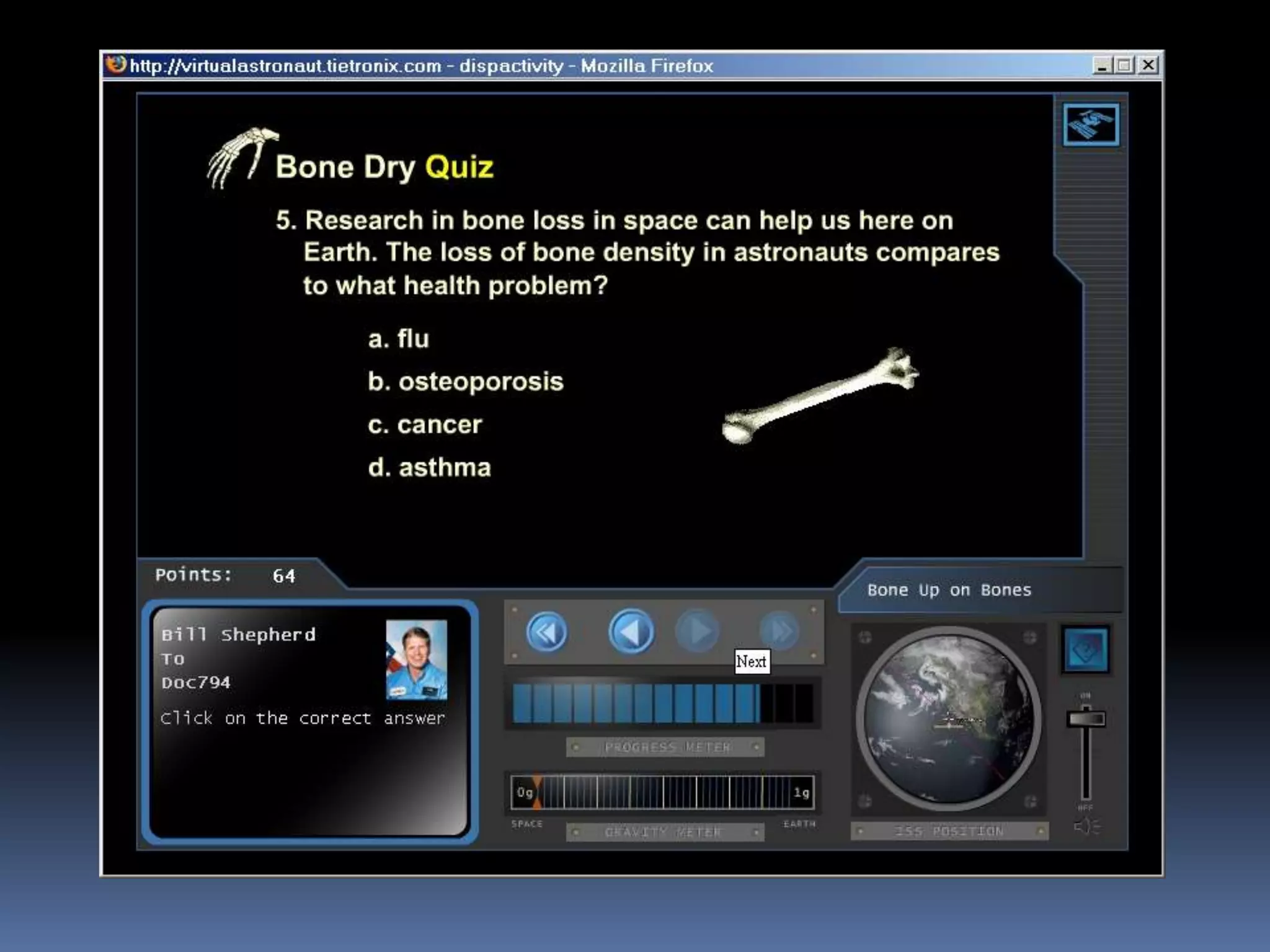 Virtual Astronaut   Bonesuponbones