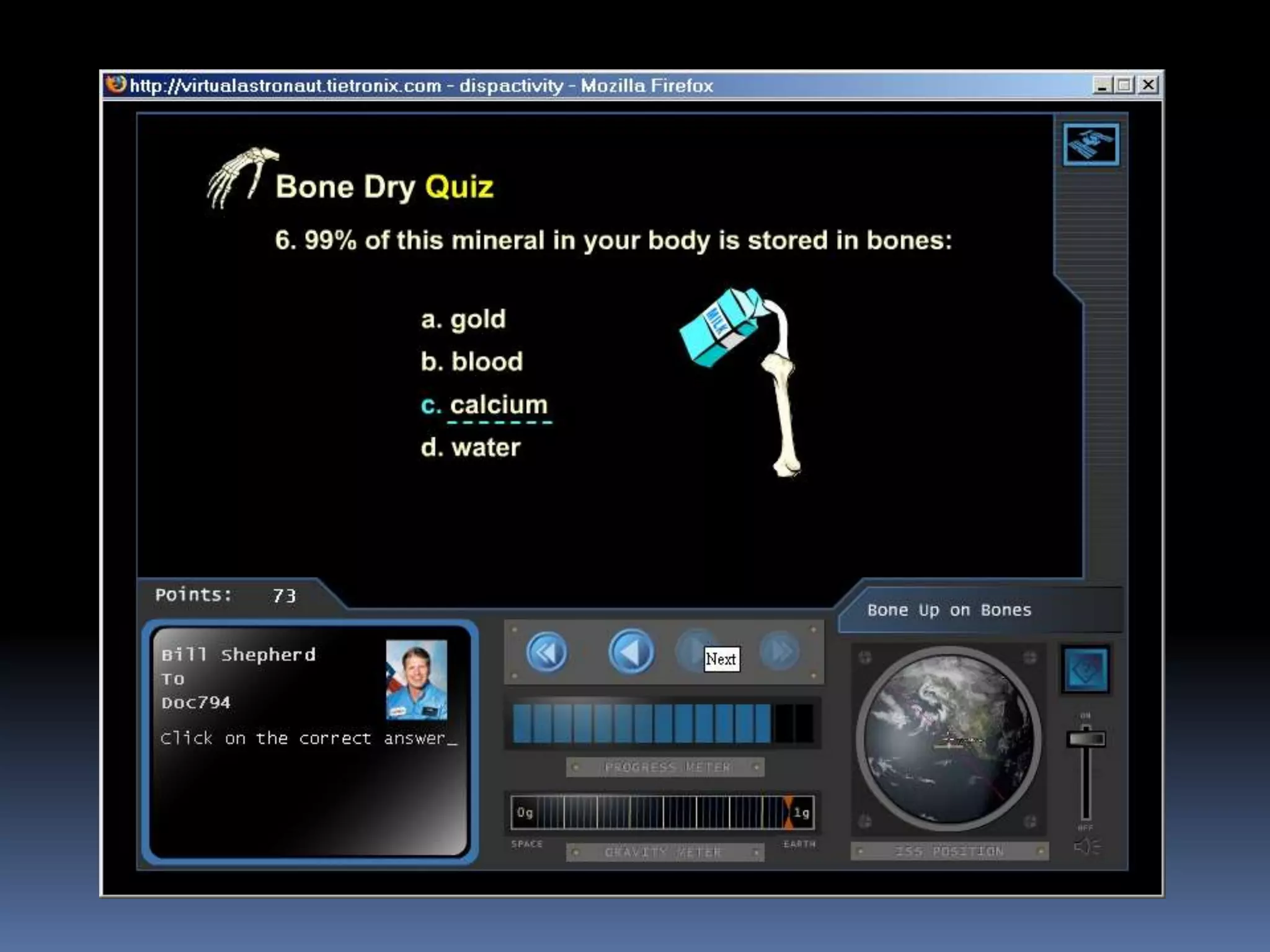 Virtual Astronaut   Bonesuponbones