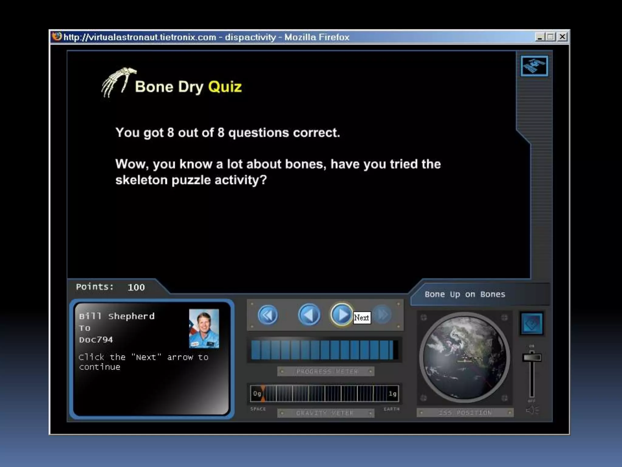 Virtual Astronaut   Bonesuponbones