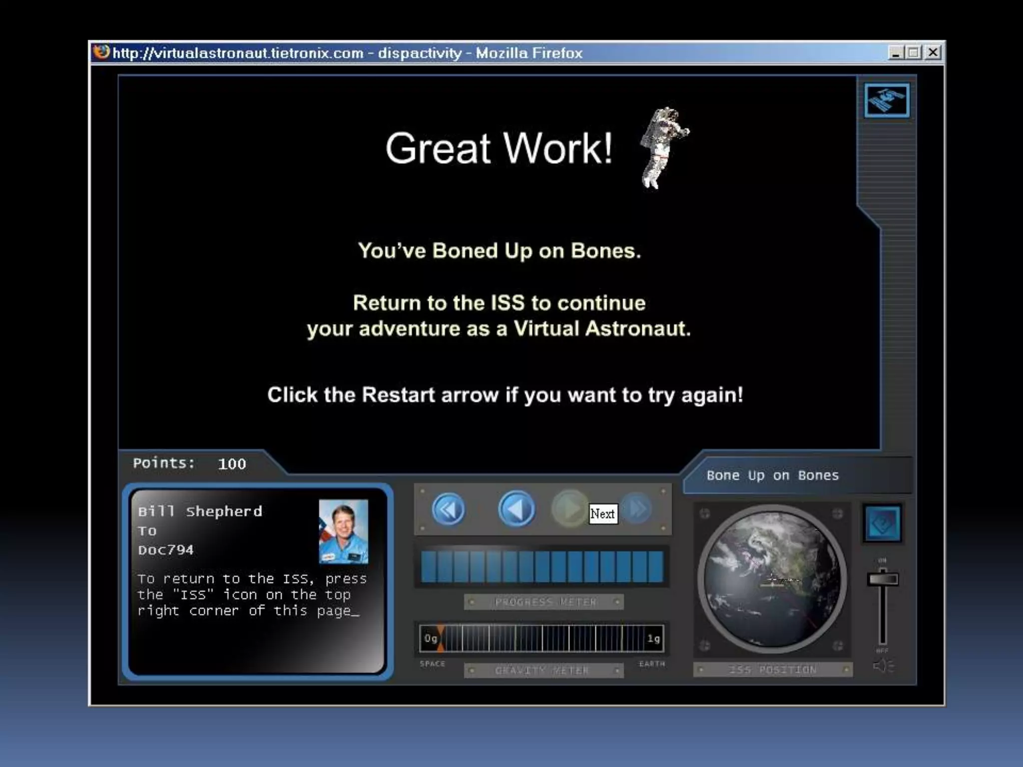 Virtual Astronaut   Bonesuponbones
