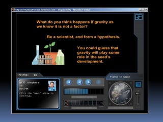 Virtual Astronaut   Plantsinspace