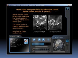 Virtual Astronaut   Plantsinspace