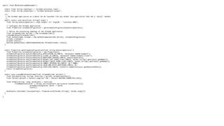 public class WordCountLambdaExample {
static final String inputTopic = "streams-plaintext-input";
static final String outputTopic = "streams-wordcount-output";
/**
* The Streams application as a whole can be launched like any normal Java application that has a `main()` method.
*/
public static void main(final String[] args) {
final String bootstrapServers = args.length > 0 ? args[0] : "localhost:9092";
// Configure the Streams application.
final Properties streamsConfiguration = getStreamsConfiguration(bootstrapServers);
// Define the processing topology of the Streams application.
final StreamsBuilder builder = new StreamsBuilder();
createWordCountStream(builder);
final KafkaStreams streams = new KafkaStreams(builder.build(), streamsConfiguration);
streams.cleanUp();
streams.start();
Runtime.getRuntime().addShutdownHook(new Thread(streams::close));
}
static Properties getStreamsConfiguration(final String bootstrapServers) {
final Properties streamsConfiguration = new Properties();
streamsConfiguration.put(StreamsConfig.APPLICATION_ID_CONFIG, "wordcount-lambda-example");
streamsConfiguration.put(StreamsConfig.CLIENT_ID_CONFIG, "wordcount-lambda-example-client");
streamsConfiguration.put(StreamsConfig.BOOTSTRAP_SERVERS_CONFIG, bootstrapServers);
streamsConfiguration.put(StreamsConfig.DEFAULT_KEY_SERDE_CLASS_CONFIG, Serdes.String().getClass().getName());
streamsConfiguration.put(StreamsConfig.DEFAULT_VALUE_SERDE_CLASS_CONFIG, Serdes.String().getClass().getName());
streamsConfiguration.put(StreamsConfig.COMMIT_INTERVAL_MS_CONFIG, 10 * 1000);
streamsConfiguration.put(StreamsConfig.CACHE_MAX_BYTES_BUFFERING_CONFIG, 0);
streamsConfiguration.put(StreamsConfig.STATE_DIR_CONFIG, TestUtils.tempDirectory().getAbsolutePath());
return streamsConfiguration;
}
static void createWordCountStream(final StreamsBuilder builder) {
final KStream<String, String> textLines = builder.stream(inputTopic);
final Pattern pattern = Pattern.compile("W+", Pattern.UNICODE_CHARACTER_CLASS);
final KTable<String, Long> wordCounts = textLines
.flatMapValues(value -> Arrays.asList(pattern.split(value.toLowerCase())))
.groupBy((keyIgnored, word) -> word)
.count();
wordCounts.toStream().to(outputTopic, Produced.with(Serdes.String(), Serdes.Long()));
}
}
 