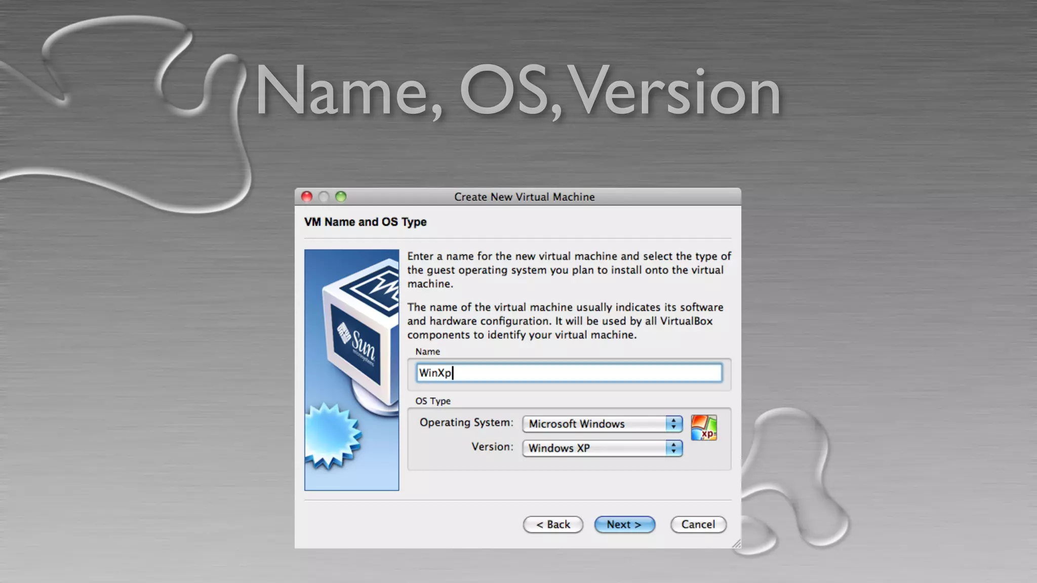 Name, OS,Version