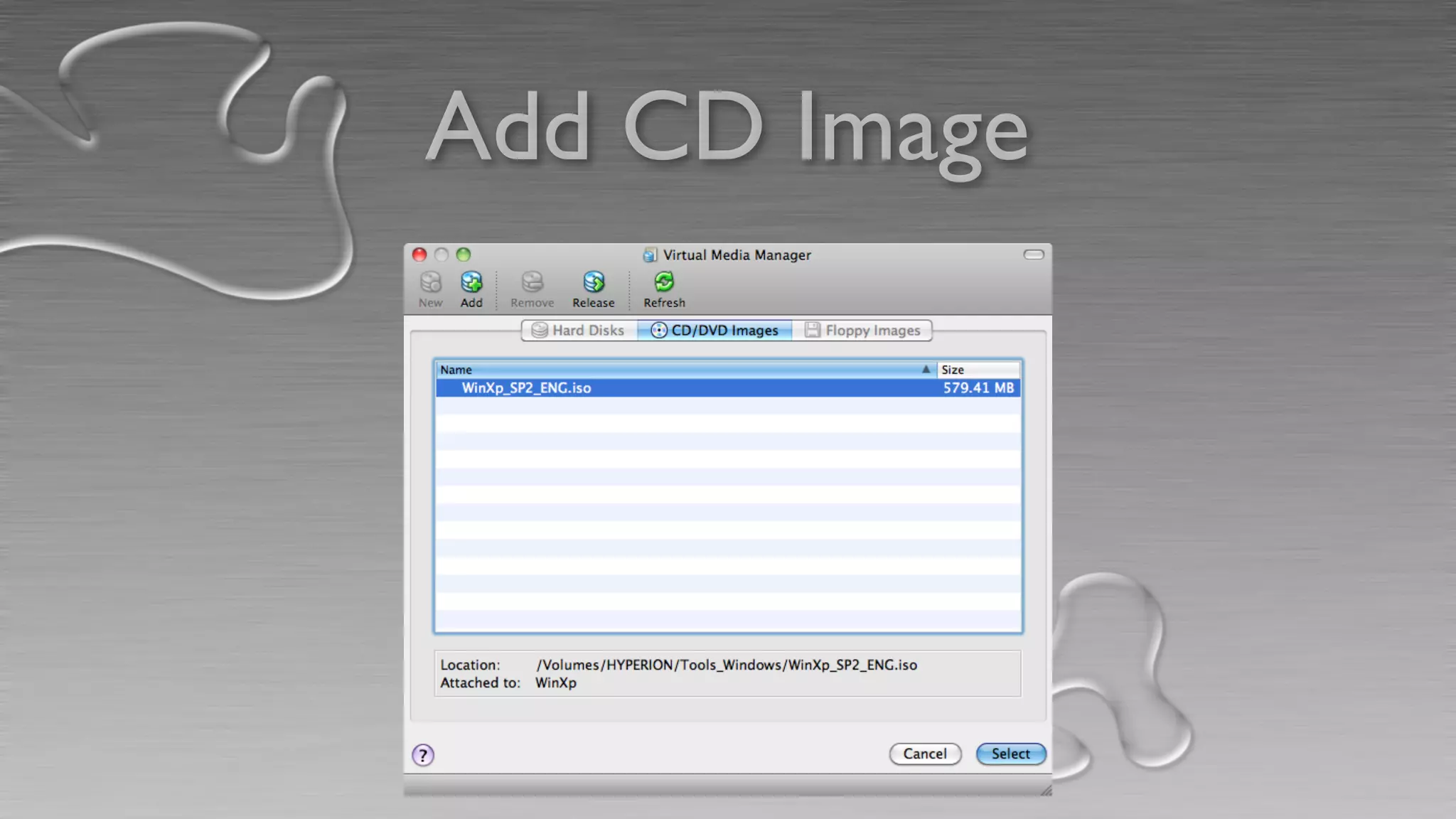 Add CD Image