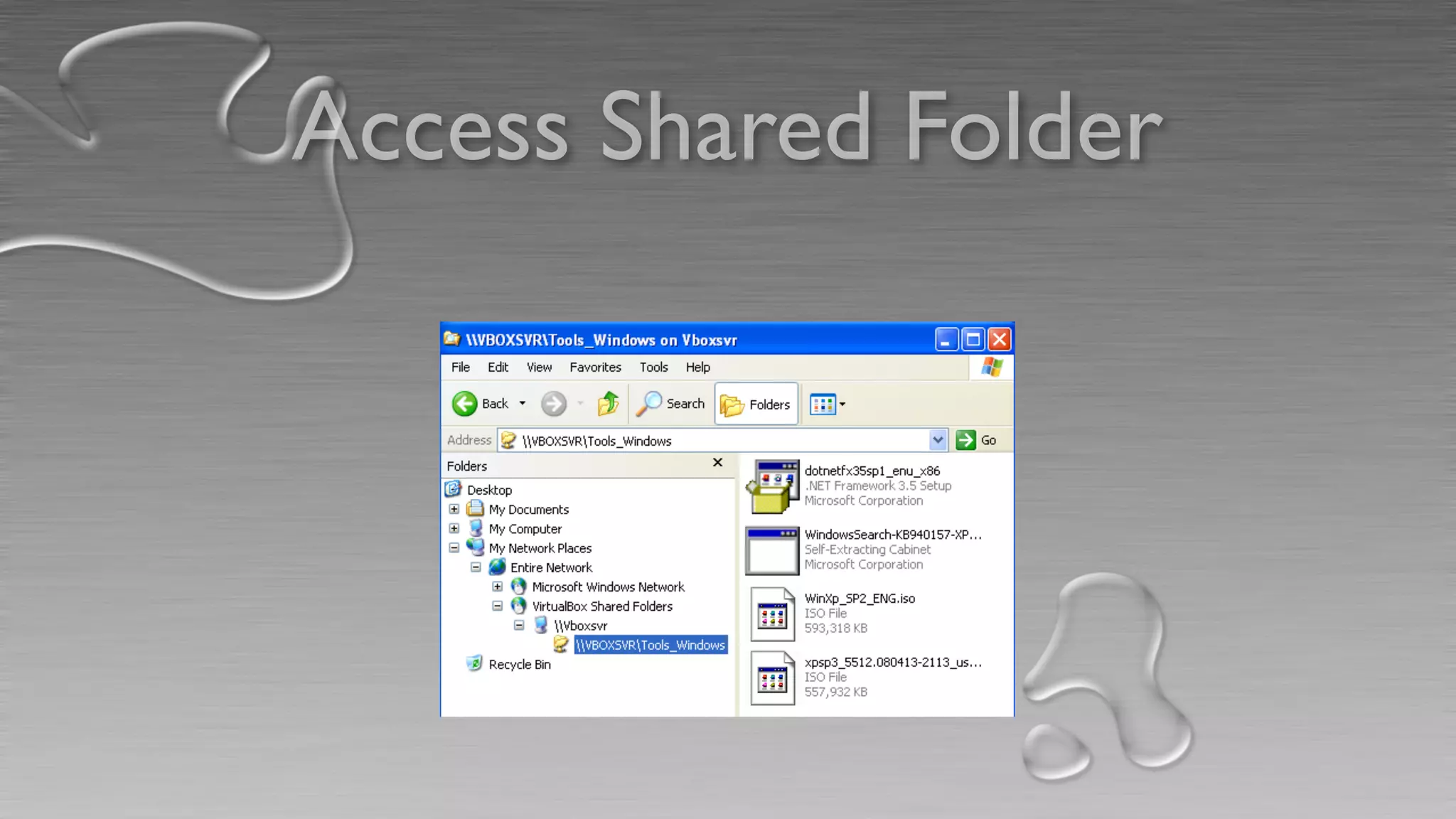 Access Shared Folder