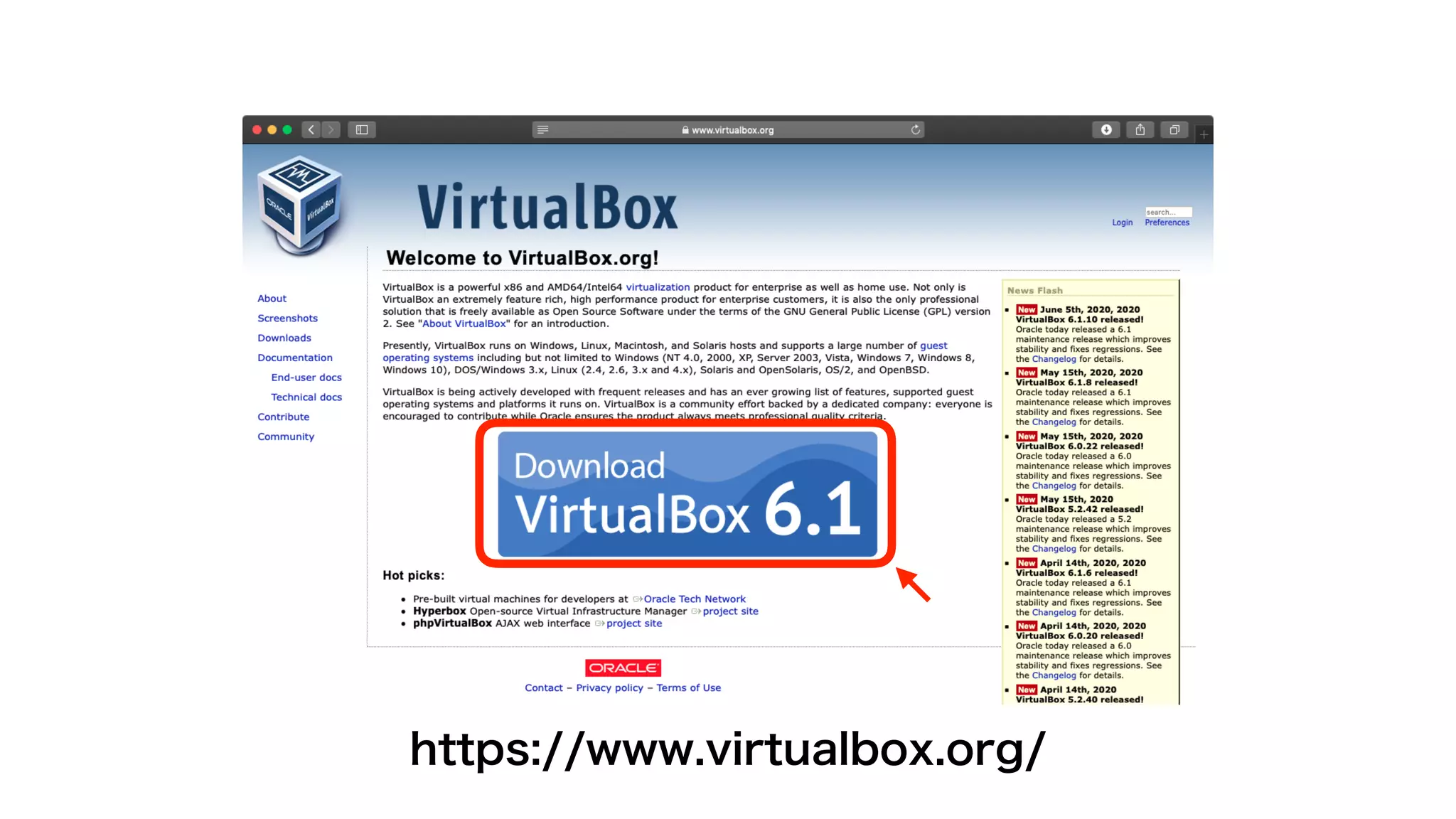macOS版VirtualBoxにCentOS Linux 7をインストール