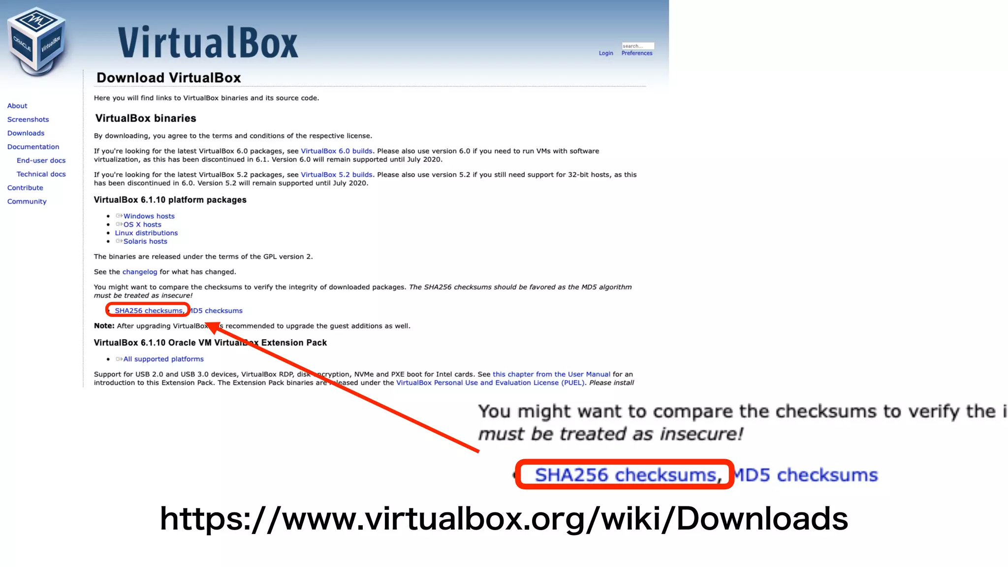 macOS版VirtualBoxにCentOS Linux 7をインストール