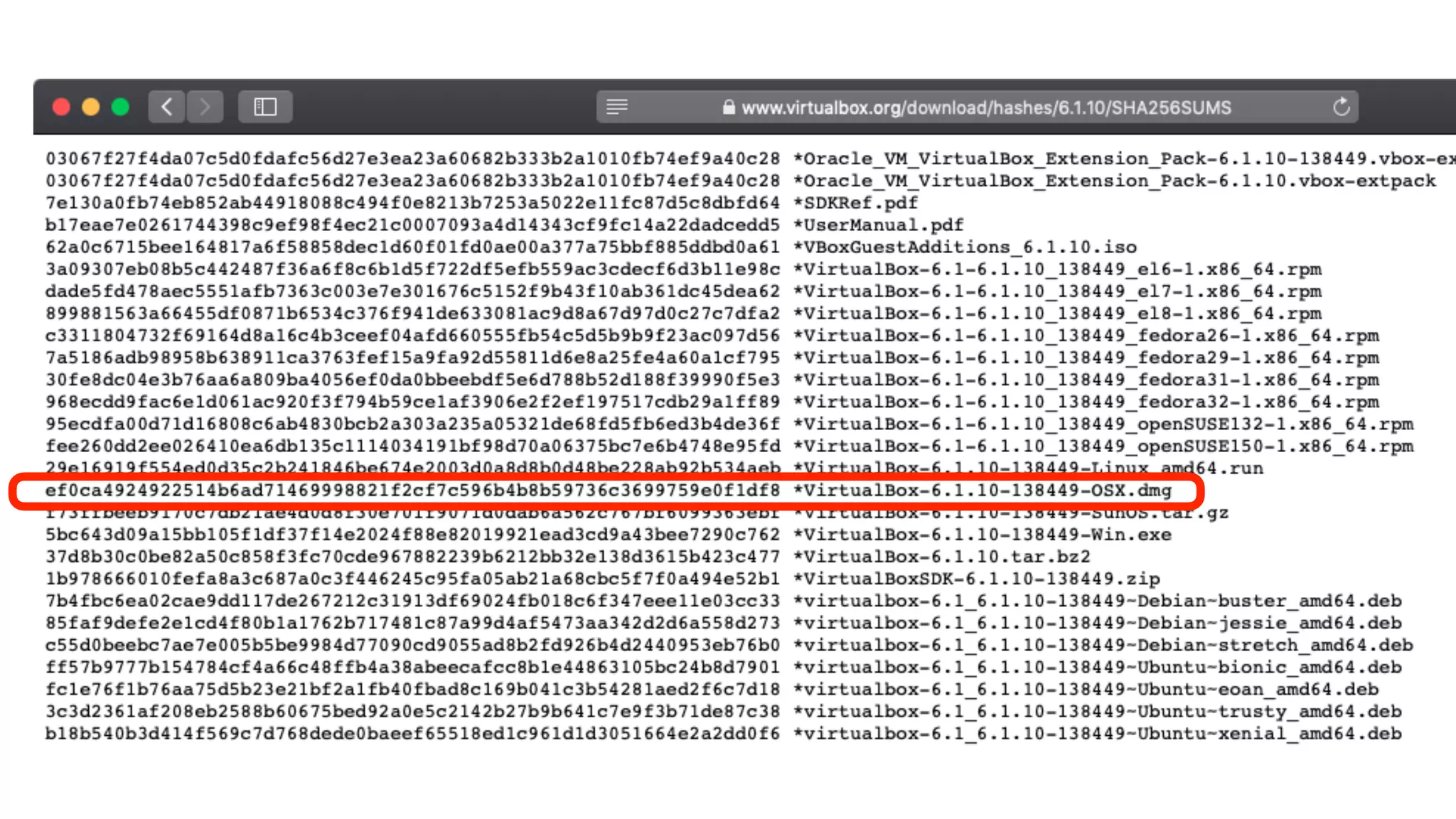 macOS版VirtualBoxにCentOS Linux 7をインストール