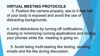 Virtual class guide | PPTX