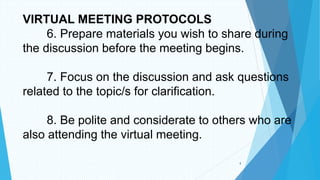 Virtual class guide | PPTX