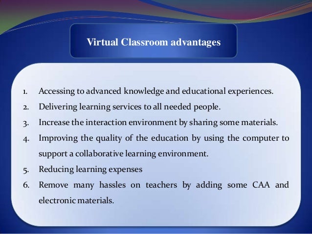 Resultado de imagen para advantages and disadvantages a virtual classroom