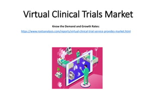 Virtual Clinical Trials Market
Know the Demand and Growth Rates:
https://www.rootsanalysis.com/reports/virtual-clinical-trial-service-provides-market.html
 