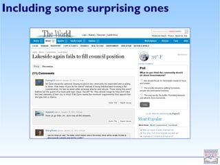 Including some surprising ones
 