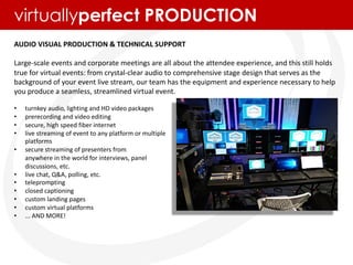 Virtual Conference Management & Production | PDF