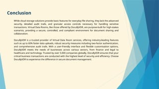 Virtual Data Rooms vs Cloud Storage: Key Differences Explained | PPTX