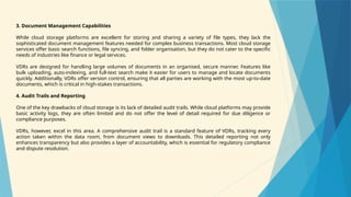 Virtual Data Rooms vs Cloud Storage: Key Differences Explained | PPTX