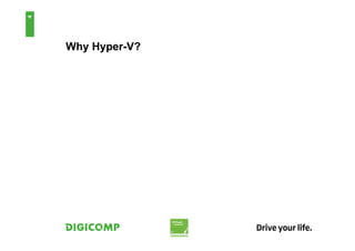Why Hyper-V?
4
 