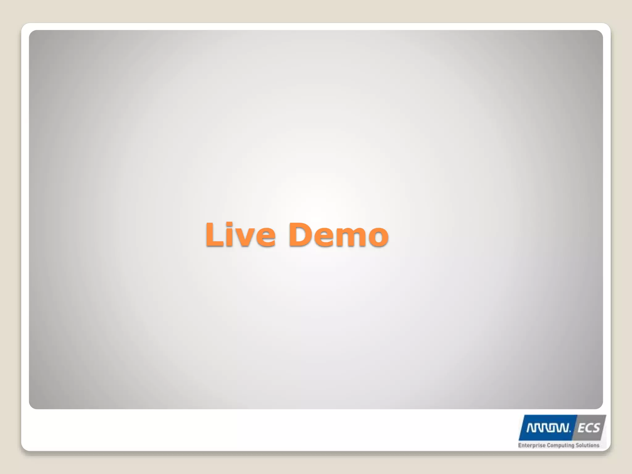 Live Demo
 